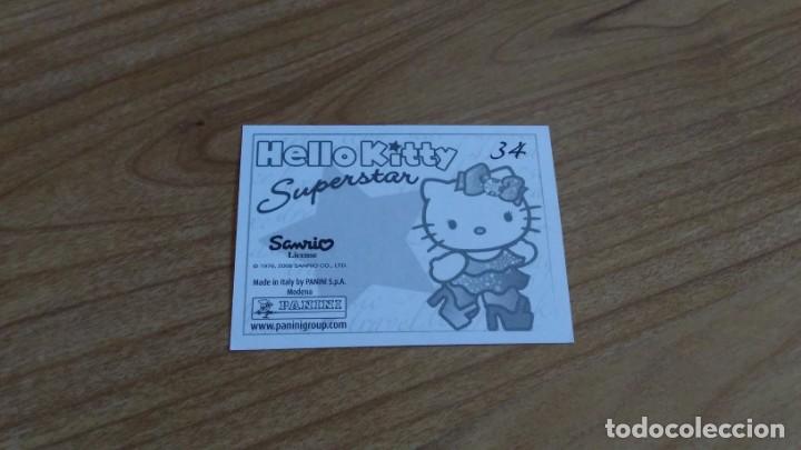 Coleccionismo cromos antiguos: Hello Kitty -- n&ordm; 34 -- Superstar -- Panini, 2009 - Foto 2