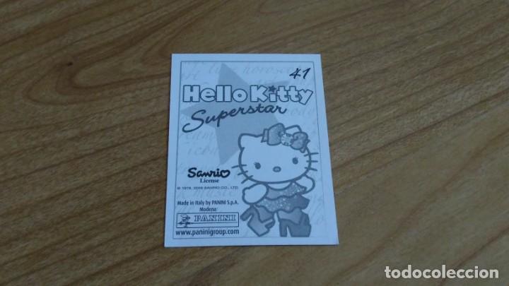 Coleccionismo cromos antiguos: Hello Kitty -- n&ordm; 41 -- Superstar -- Panini, 2009 - Foto 2