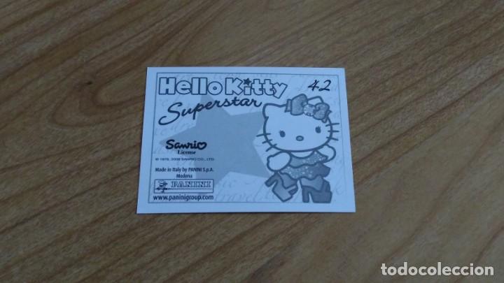 Coleccionismo cromos antiguos: Hello Kitty -- n&ordm; 42 -- Superstar -- Panini, 2009 - Foto 2