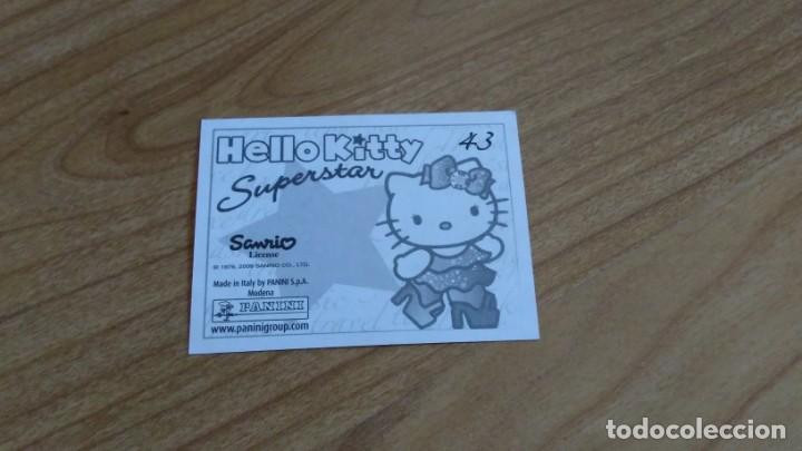 Coleccionismo cromos antiguos: Hello Kitty -- n&ordm; 43 -- Superstar -- Panini, 2009 - Foto 2