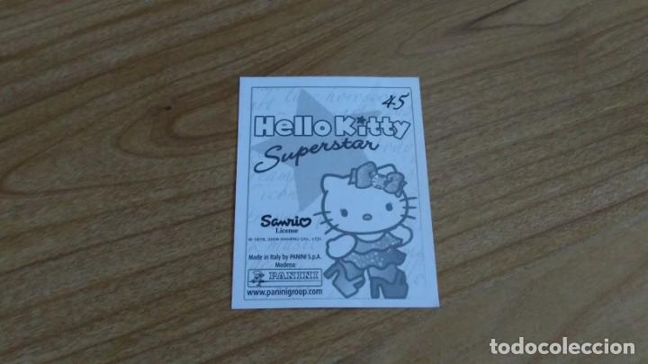 Coleccionismo cromos antiguos: Hello Kitty -- n&ordm; 45 -- Superstar -- Panini, 2009 - Foto 2
