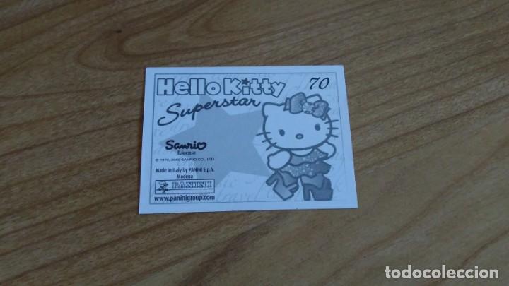 Coleccionismo cromos antiguos: Hello Kitty -- n&ordm; 70 -- Superstar -- Panini, 2009 - Foto 2