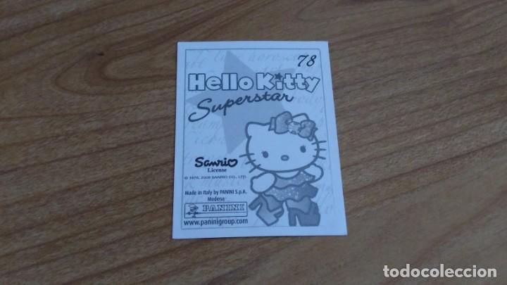 Coleccionismo cromos antiguos: Hello Kitty -- n&ordm; 78 -- Superstar -- Panini, 2009 - Foto 2