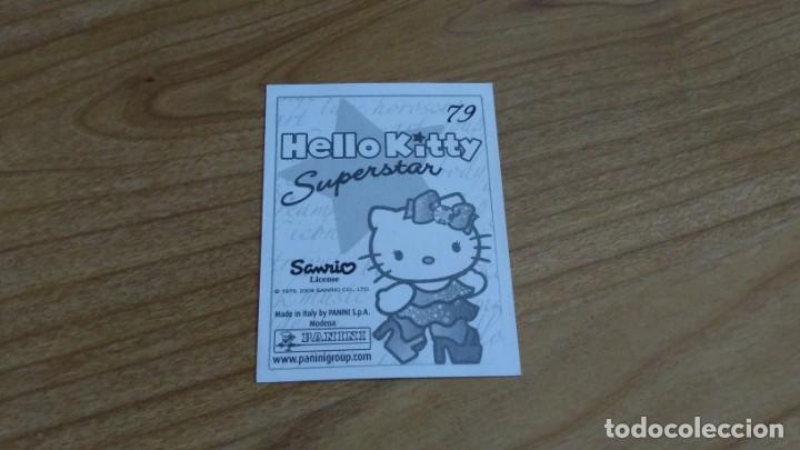 Coleccionismo cromos antiguos: Hello Kitty -- n&ordm; 79 -- Superstar -- Panini, 2009 - Foto 2