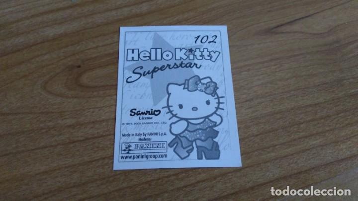 Coleccionismo cromos antiguos: Hello Kitty -- n&ordm; 102 -- Superstar -- Panini, 2009 - Foto 2