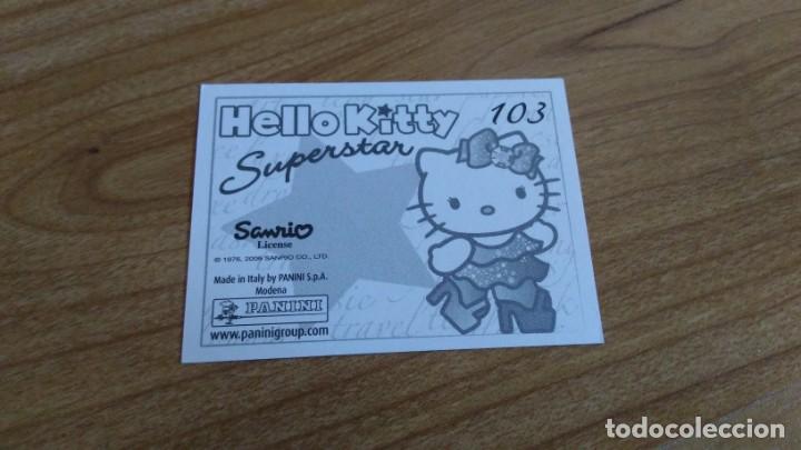 Coleccionismo cromos antiguos: Hello Kitty -- n&ordm; 103 -- Superstar -- Panini, 2009 - Foto 2