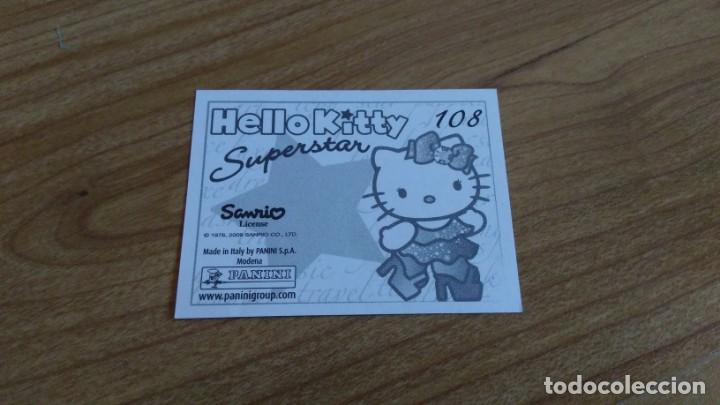 Coleccionismo cromos antiguos: Hello Kitty -- n&ordm; 108 -- Superstar -- Panini, 2009 - Foto 2
