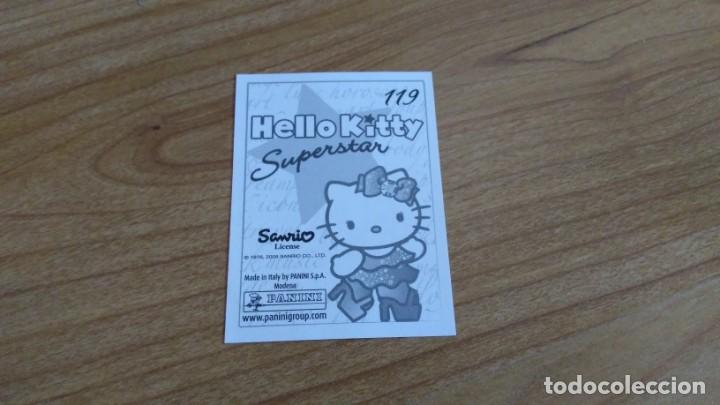 Coleccionismo cromos antiguos: Hello Kitty -- n&ordm; 119 -- Superstar -- Panini, 2009 - Foto 2