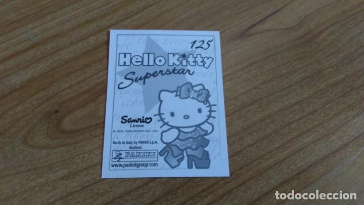 Coleccionismo cromos antiguos: Hello Kitty -- n&ordm; 125 -- Superstar -- Panini, 2009 - Foto 2