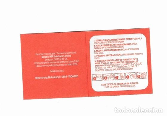 Coleccionismo cromos antiguos: TATOO *CHESTER* MATUTANO. REF. 5102-1504002 (2016) - Foto 2