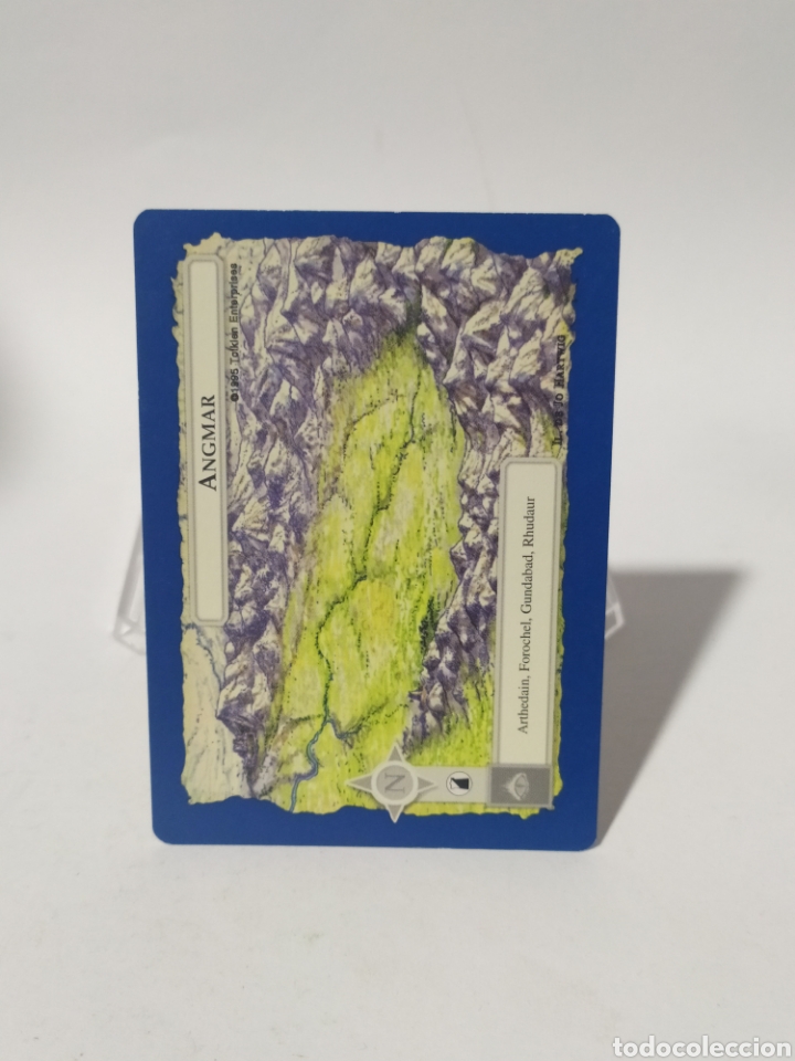 Sammeln alte Sammelbilder: Card/Carta El se&ntilde;or de los anillos SATM 1995 . Borde azul.Angmar.
