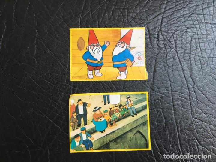 Coleccionismo cromos antiguos: Cromos Danone David el gnomo(Libro de Lisa) y Marco - Foto 1