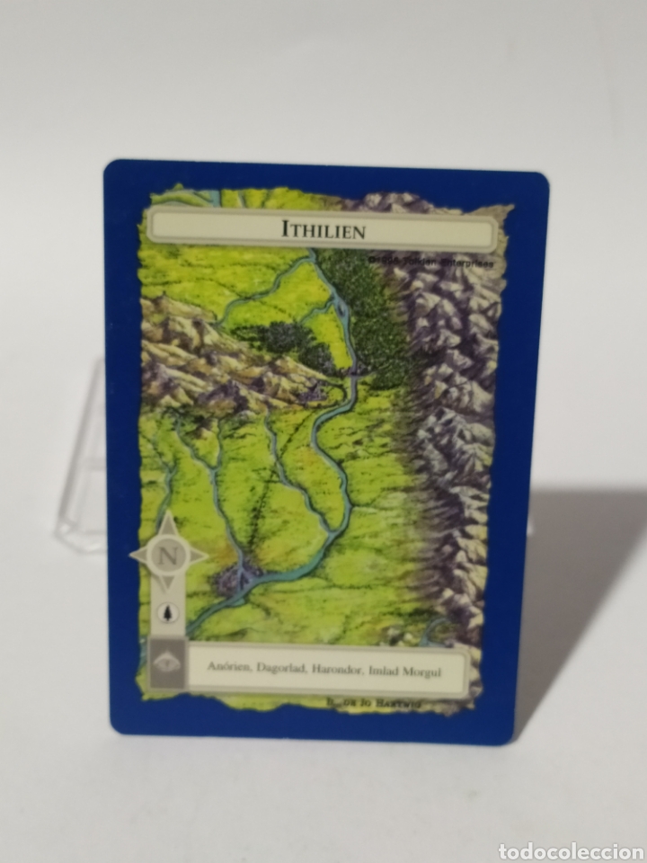 Collezionismo Figurine antiche: Card/Cromo El se&ntilde;or de los anillos. SATM.1995.Borde azul. Ithilien.
