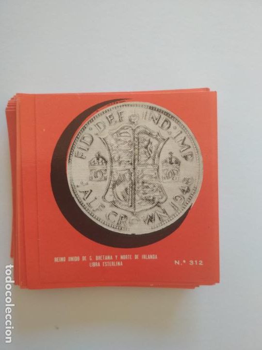 Collezionismo Figurine antiche: CROMO ALBUM COLECCI&Oacute;N UNIVERSAL BANDERAS, ESCUDOS, MONEDAS, MAPAS N&ordm; 312 LIBRA ESTERLINA