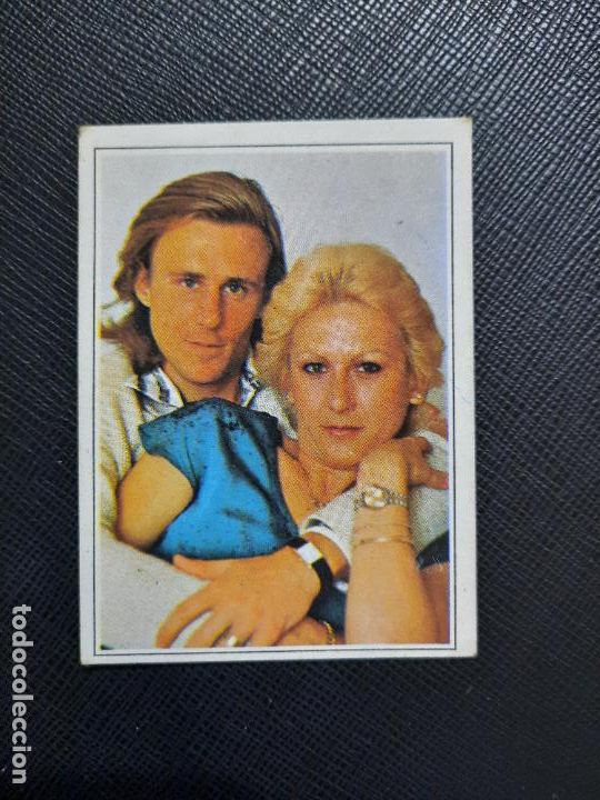 Collectionnisme Cartes &agrave; collectionner anciennes: BJORN BORG Y MARIANA SIMONESCU ESTE TELE POP PAREJAS FAMOSAS CROMO - SIN PEGAR - 186