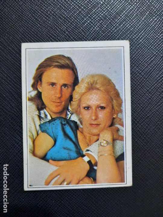 Collectionnisme Cartes &agrave; collectionner anciennes: BJORN BORG Y MARIANA SIMONESCU ESTE TELE POP PAREJAS FAMOSAS CROMO - SIN PEGAR - 186 D