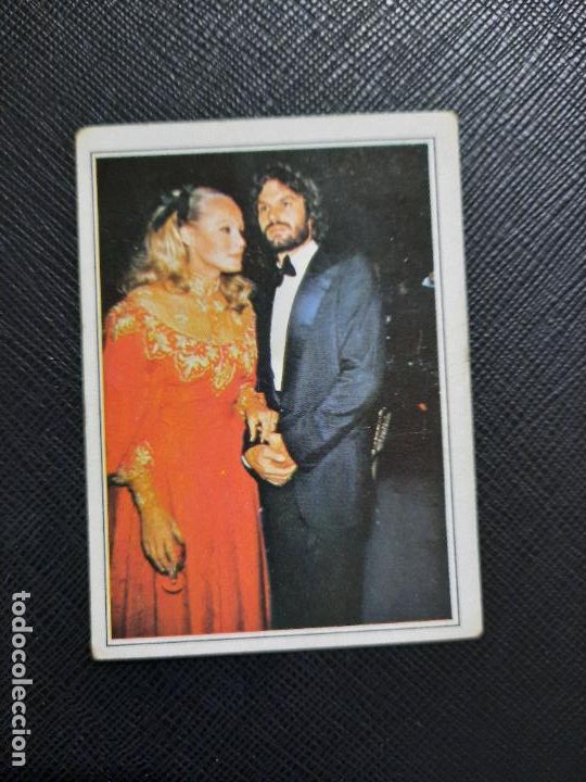 Collectionnisme Cartes &agrave; collectionner anciennes: URSULA ANDRESS Y HARRY HAMLIN ESTE TELE POP PAREJAS FAMOSAS CROMO - SIN PEGAR - 198