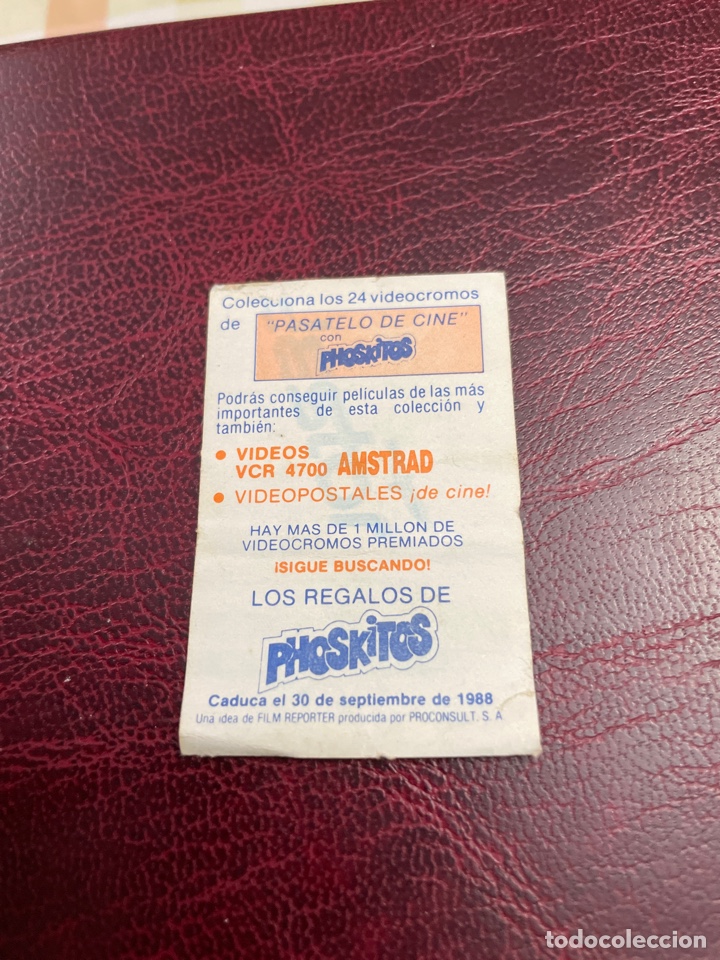 Coleccionismo cromos antiguos: Phoskitos p&aacute;satelo de cine - Foto 2
