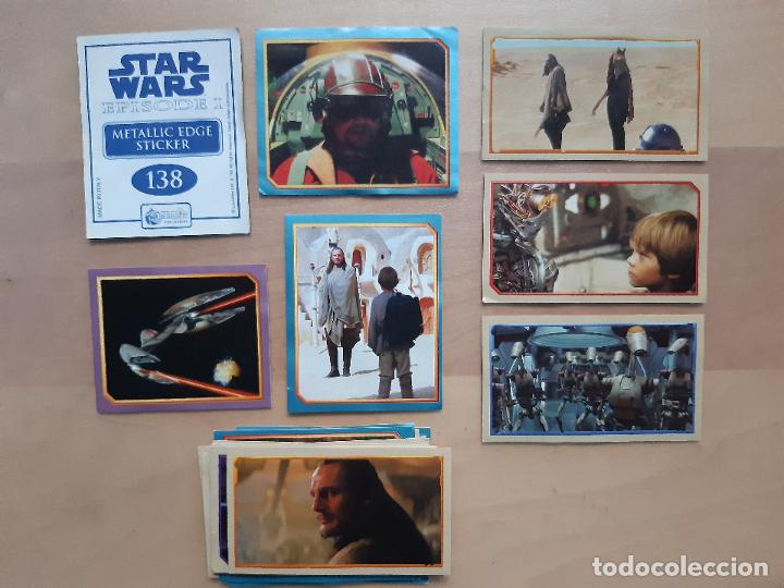 Coleccionismo cromos antiguos: LOTE 23 CROMOS ADHESIVOS STAR WARS EPISODE I GUERRA GALAXIAS MERLIN COL. NUNCA PEGADOS. SUELTOS 0,50