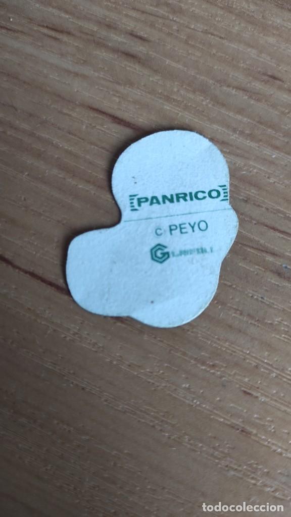 Coleccionismo cromos antiguos: Cromo pegatina Panrico los Pitufos - Foto 2