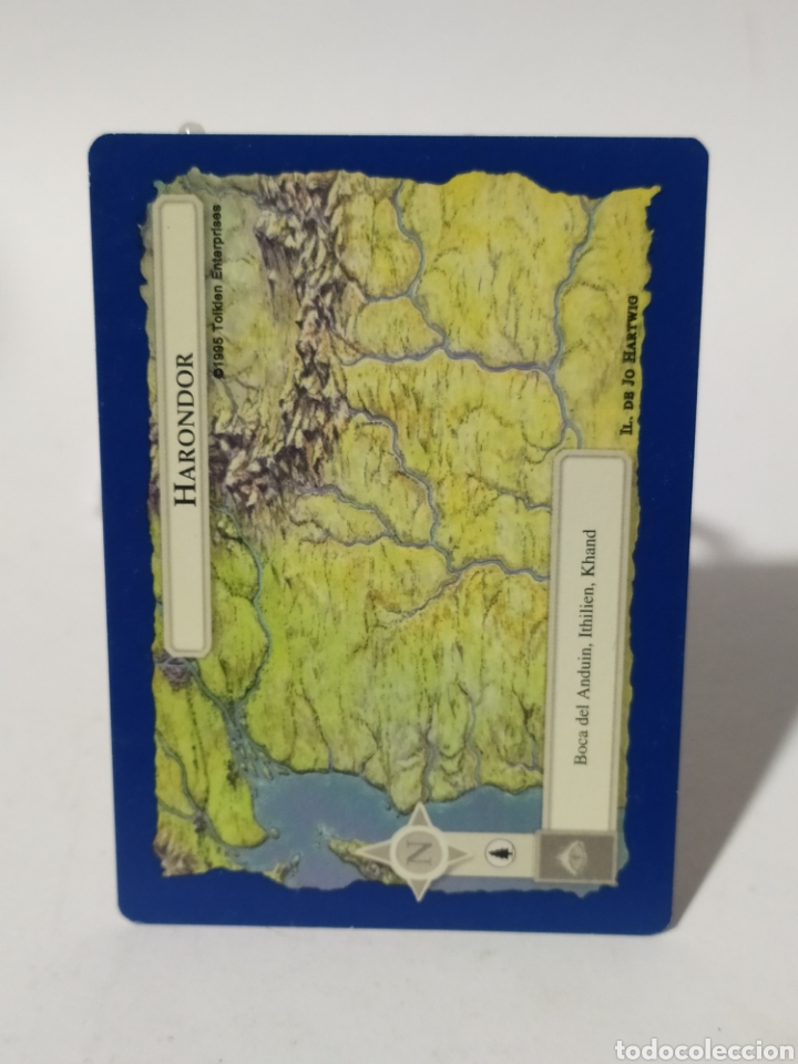 Colecionismo Cromos antigos: Card/Cromo El se&ntilde;or de los anillos.SATM.1995.Borde azul. Harondor.