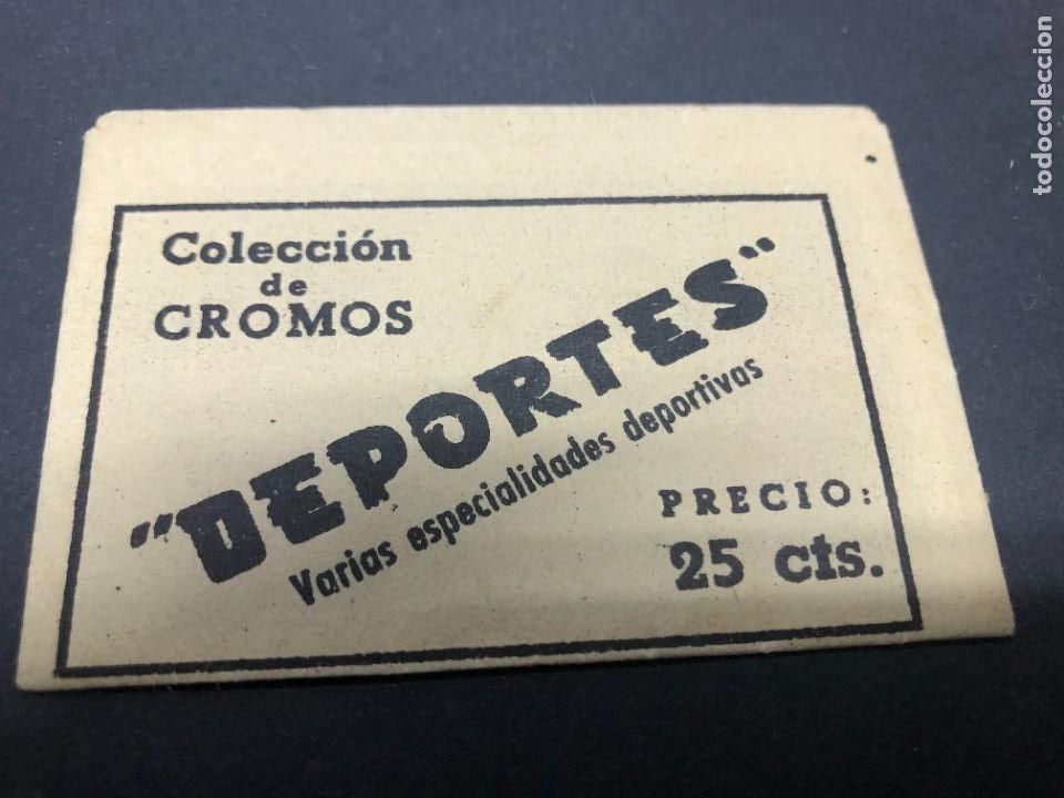 Coleccionismo cromos antiguos: SOBRE CROMOS DEPORTES CONTIENE LOS CROMOS - Foto 1