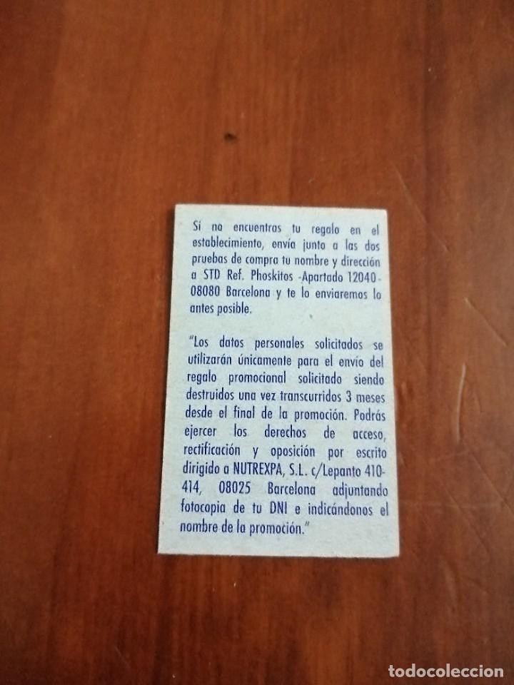 Coleccionismo cromos antiguos: PHOSKITOS 1 punto - Foto 2