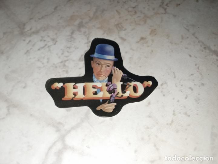 Collectable Antique Stickers: Cromo pegatina adhesivo Troquelado hello panrico