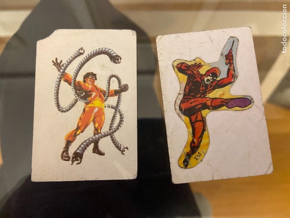 Coleccionismo cromos antiguos: phoskitos dr octopus y otro se venden sueltos casa