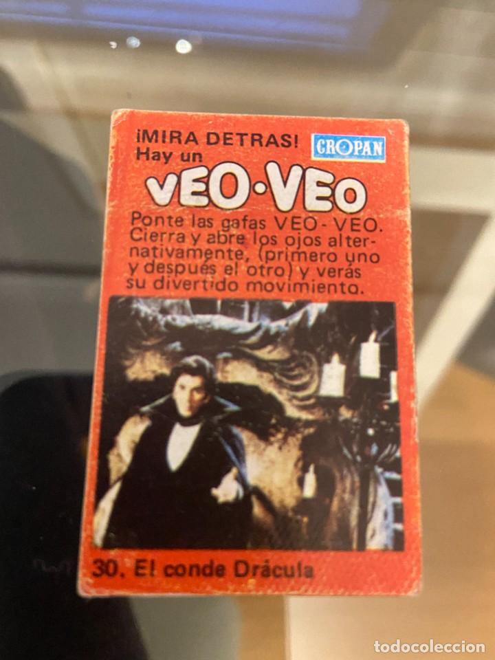 Coleccionismo Cromos antiguos: veo veo cropan cromo n&ordm; 30 el conde dracula buen estado casa