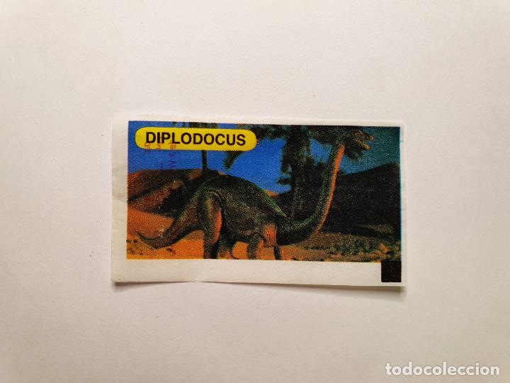 Coleccionismo cromos antiguos: CROMO CHICLE -- DINOSAURIOS - DIPLODOCUS - Foto 1