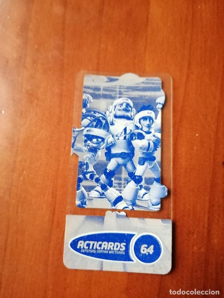 Coleccionismo cromos antiguos: cromo ACTIMEL ACTICARDS n&ordm; 64 - Foto 2