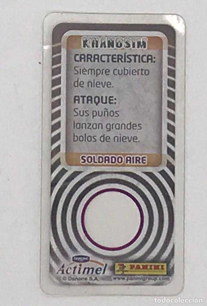 Coleccionismo cromos antiguos: CROMO PANINI ACTIMEL N&ordm; 60 KHANOSIM - Foto 2