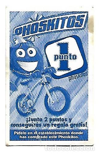 Coleccionismo cromos antiguos: cromo phoskitos 1 punto - Foto 1