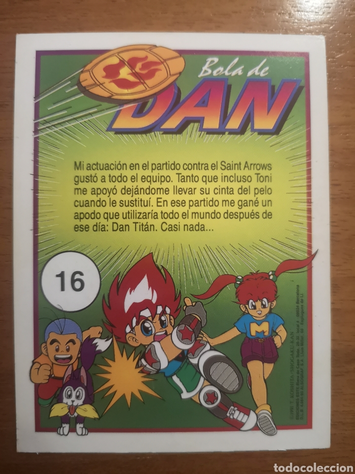 Coleccionismo cromos antiguos: Cromo Bola de Dan N. 16 - Foto 2