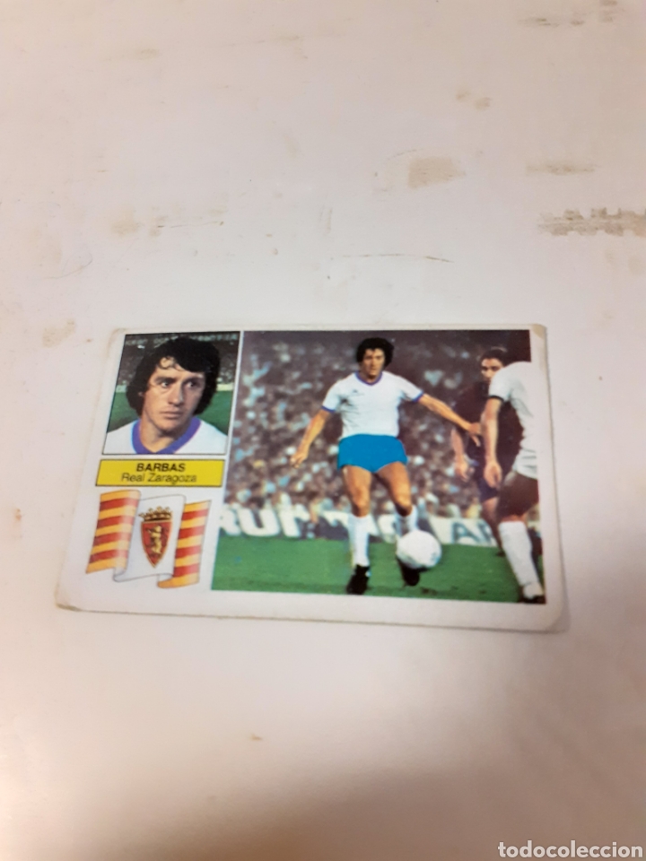 Collectable Antique Stickers: CROMO LIGA 82 83 ULTIMOS FICHAJES BARBA ZARAGOZA ESTE SIN PEGAR