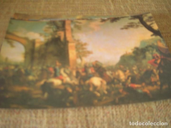 Coleccionismo Cromos antiguos: Fotocromo n&ordm; 20. Batalla entre moros y cristianos por J. Courtois. Museo del Prado. Circulo lectores