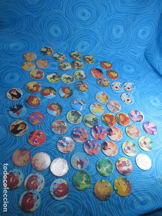 Coleccionismo Cromos antiguos: GRAN LOTE TAZOS REY LEON