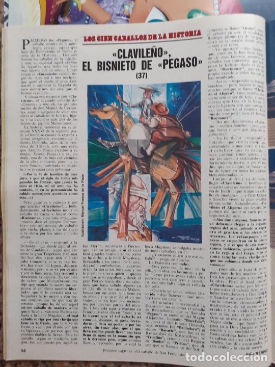Coleccionismo cromos antiguos: LOS CIEN CABALLOS DE LA HISTORIA CLAVILE&Ntilde;O BISNIETO DE PEGASO (37)
