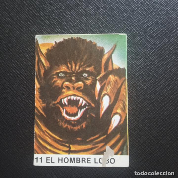 Coleccionismo Cromos antiguos: EL HOMBRE LOBO MONSTRUOS DIABOLICOS CROMO SIN PEGAR - 11
