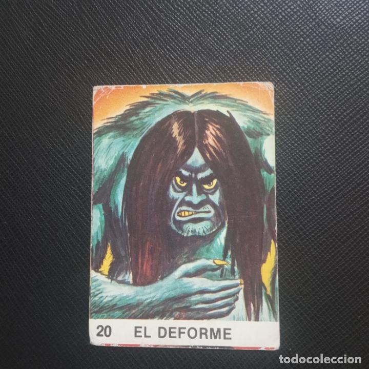 Coleccionismo Cromos antiguos: EL DEFORME MONSTRUOS DIABOLICOS CROMO SIN PEGAR - 20