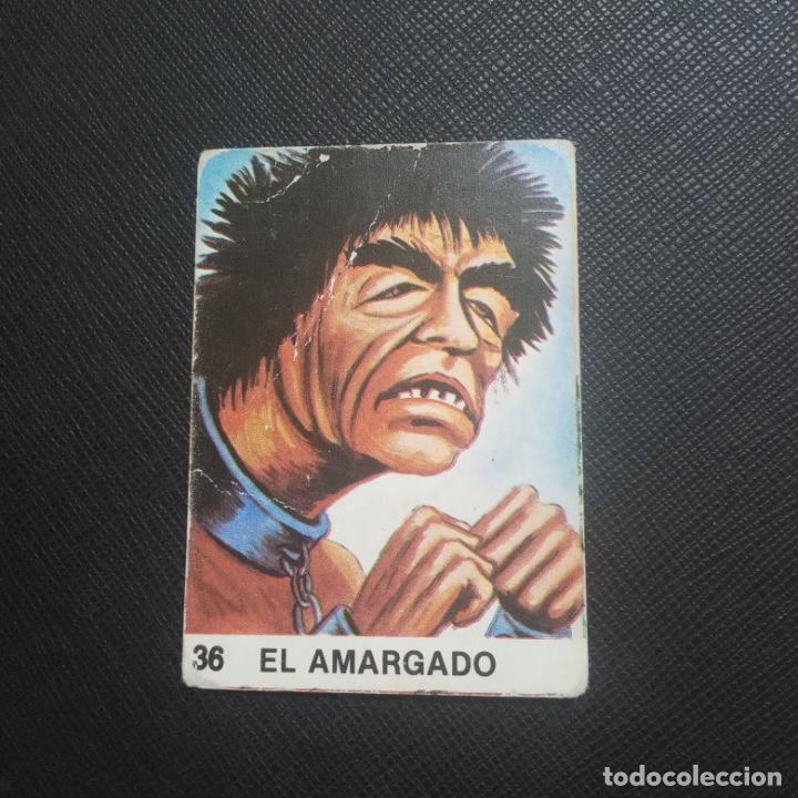 Coleccionismo Cromos antiguos: EL AMARGADO MONSTRUOS DIABOLICOS CROMO SIN PEGAR - 36