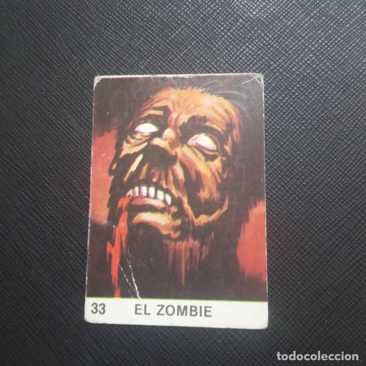 Coleccionismo Cromos antiguos: EL ZOMBIE MONSTRUOS DIABOLICOS CROMO SIN PEGAR - 33