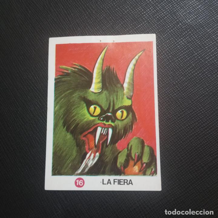 Coleccionismo Cromos antiguos: LA FIERA MONSTRUOS DIABOLICOS CROMO SIN PEGAR - SUPER MONSTERS HORROROSA COLECCCION 16