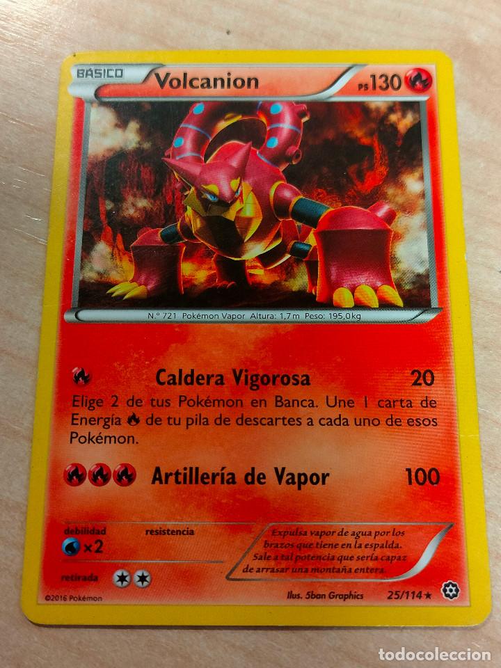 Collezionismo Figurine antiche: Carta Pokemon Volcanion