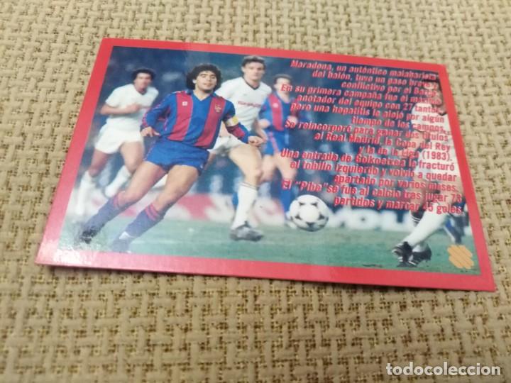 Coleccionismo cromos antiguos: Cromo Maradona - Foto 2