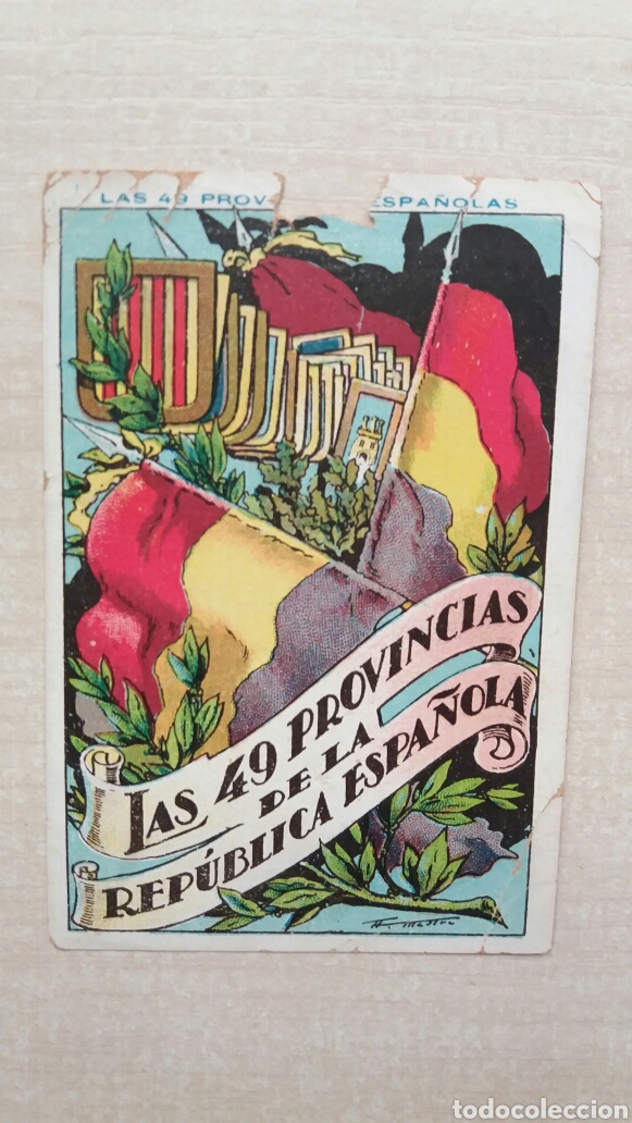 Coleccionismo cromos antiguos: Cromo las 49 provincias espa&ntilde;olas 1. Chocolates Amatller. - Foto 1
