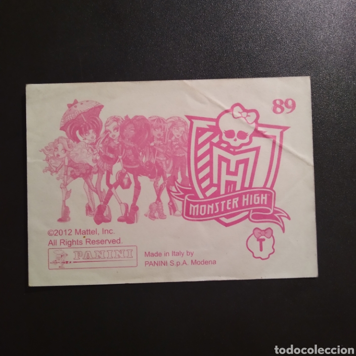 Coleccionismo cromos antiguos: CROMO - N&deg; 089 - MONSTER HIGH - A&Ntilde;O 2012 - PANINI - Foto 2