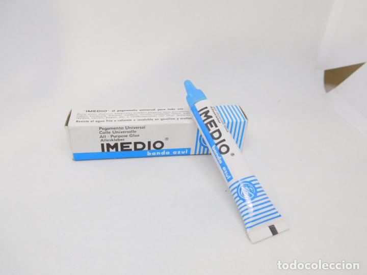 Coleccionismo cromos antiguos: MITICO TUBO DE PEGAMENTO IMEDIO, EL TUBO PEQUE&Ntilde;O N&ordm; 1 PERFECTO ESTADO