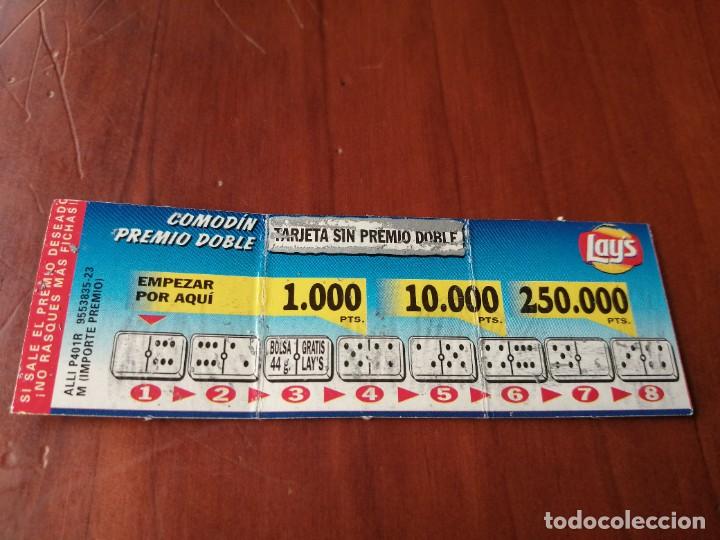 Coleccionismo Cromos antiguos: cromo juego mueve ficha comodin doble promocional patatas LAYS 1998
